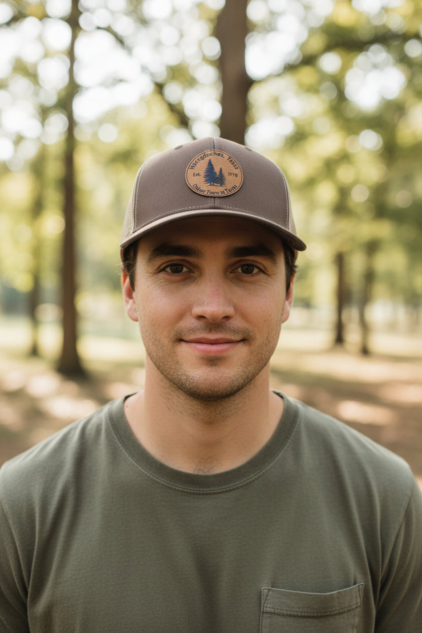 Nacogdoches Leather Patch Cap